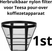 Herbruikbaar nylon filter voor Teesa pour-over koffiezetapparaat