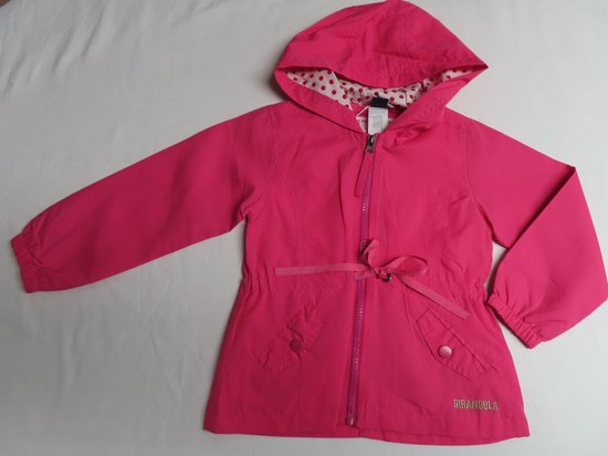 Jas - Zomerjas - Meisjes - Fushia - Effen - 3 jaar 98