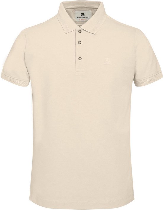 Gabbiano Poloshirt Stretch Pique Polo Premium 234531 01 Beige Mannen Maat - 3XL