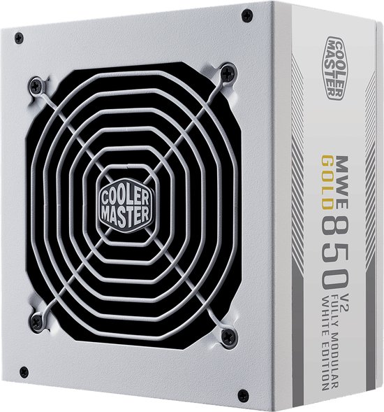 Cooler Master MWE Gold 850 Voeding - V2 ATX 3.0 White Edition