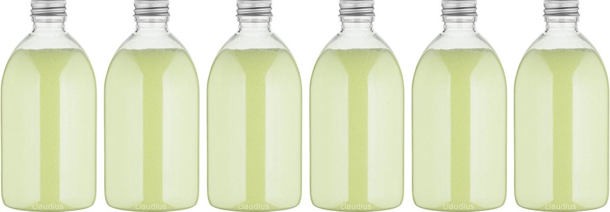 Goedkoopste Scrubzout Fresh Ginger - 650 gram - Fles met aluminium dop - set van 6 stuks - Hydraterende Lichaamsscrub