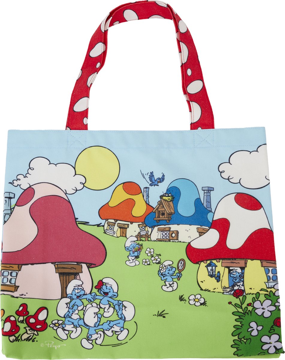Loungefly Tote Bag De Smurfen Smurfendorp Canvas