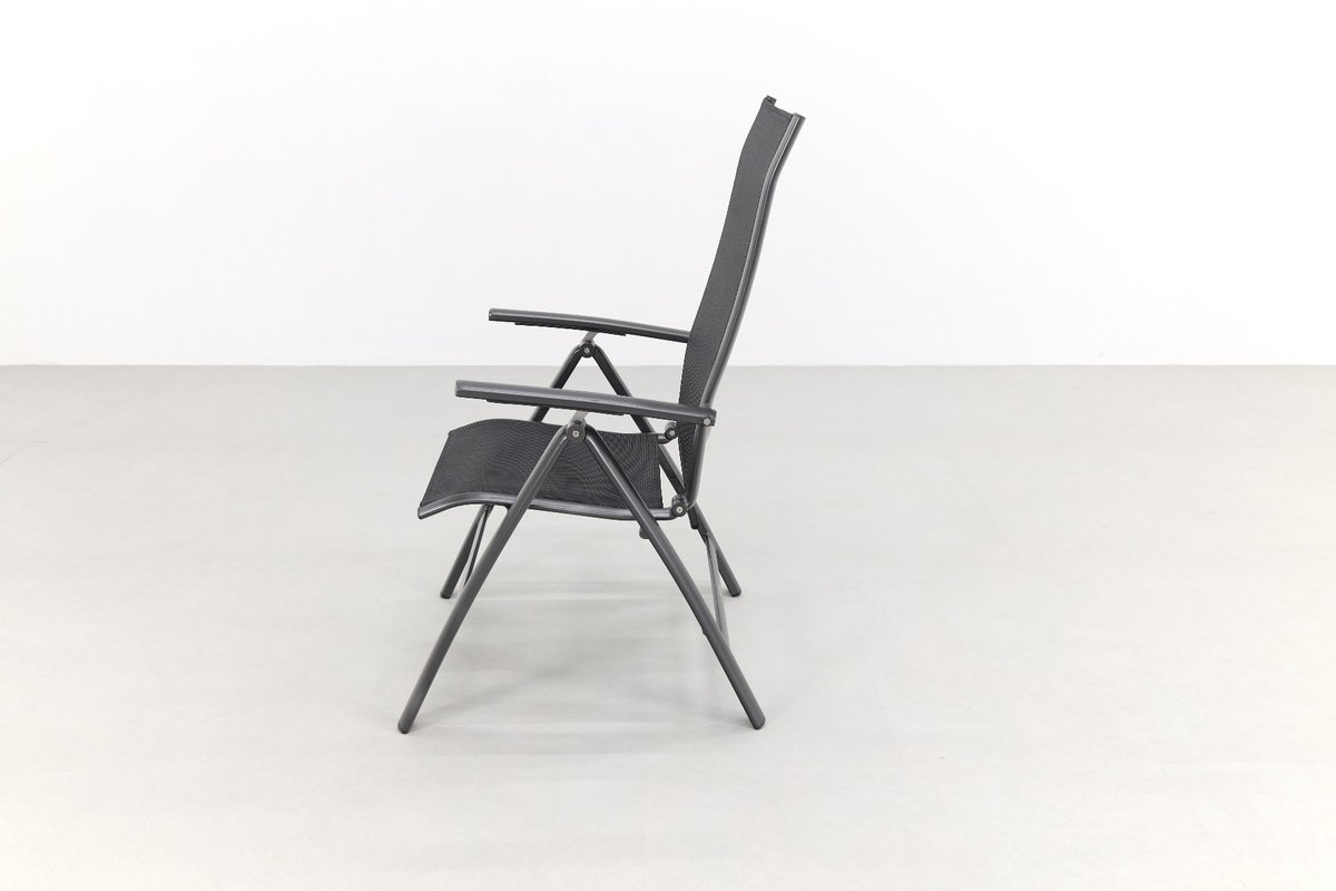 Kettler Legato Curve XL - chaise de jardin hauteur d'assise élevée
