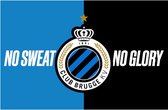 Club Brugge vlag HF No Sweat No Glory 100 x 150 cm