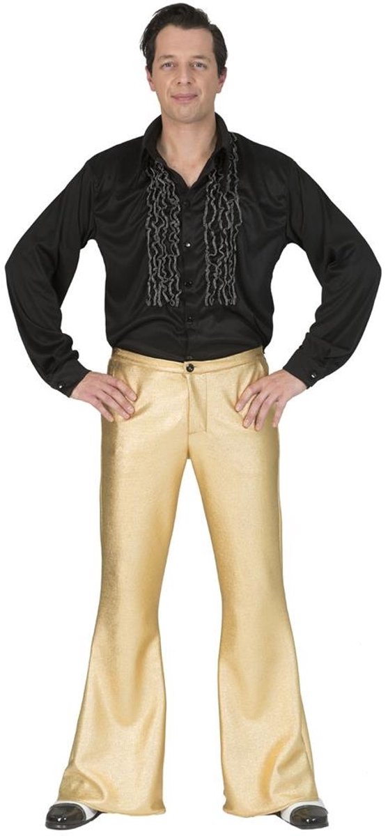 Disco broek Fever goud