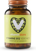 Vitaminstore - Vitamine B12 1000 mcg methylcobalamine zuigtabletten - 100 zuigtabletten