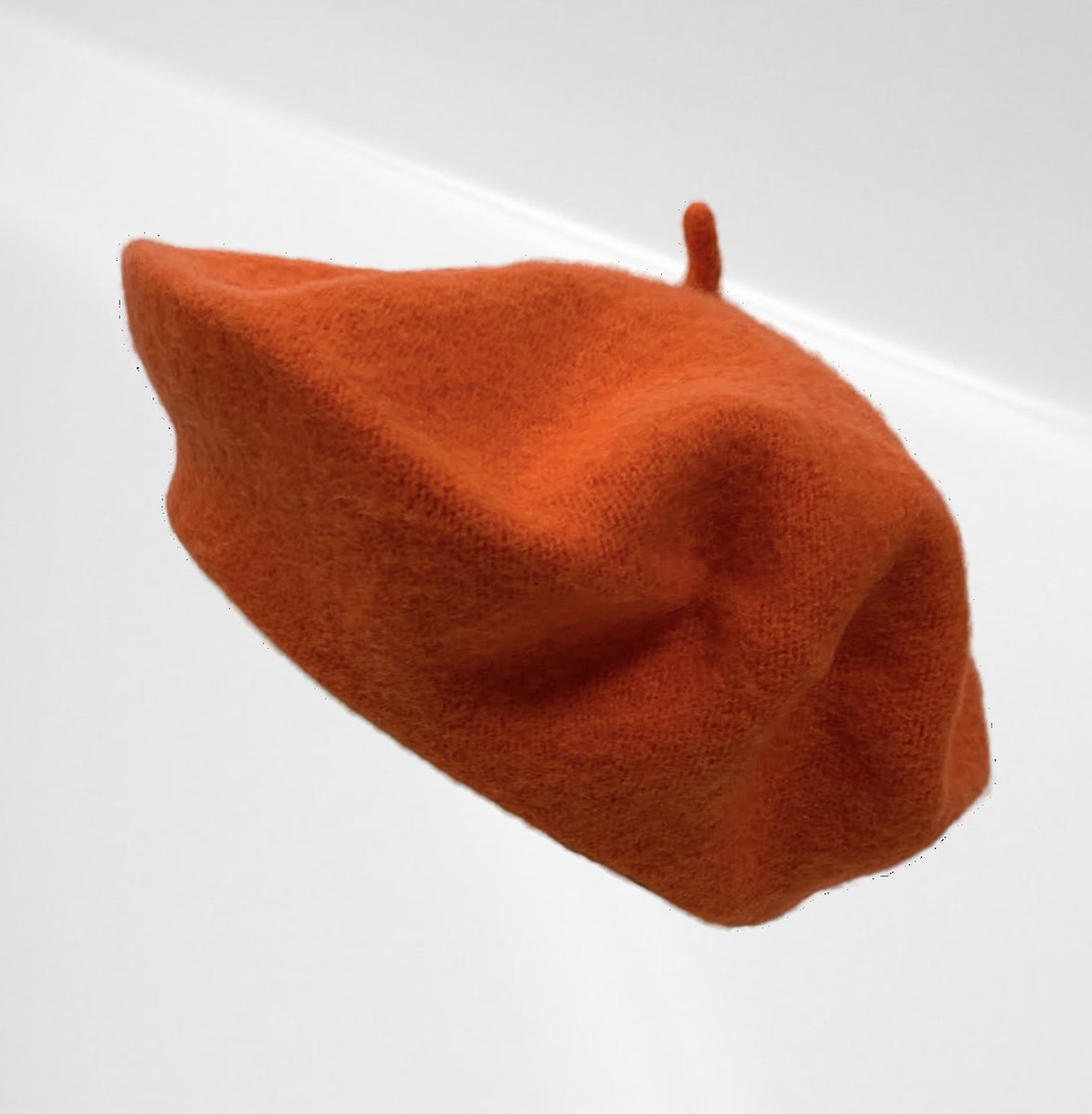 Haaraccessoire - oranje - Wol - Maat One size - Dames