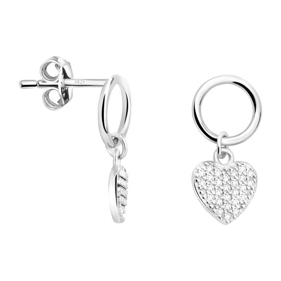 SOFIA MILANI Orecchini A Cerchio In Argento 925, Placcati Rodio, Ipoallergenici, Eleganti E Senza Tempo, Donne