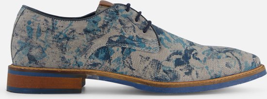 Vertice Veterschoenen blauw Leer - Maat 45