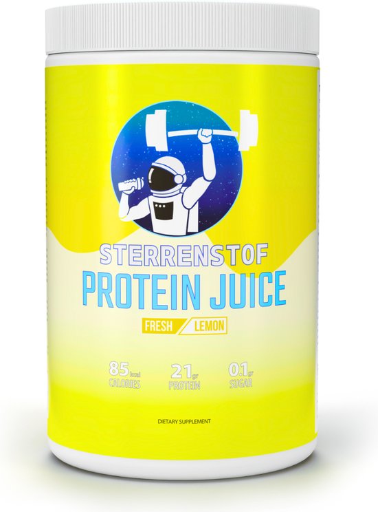 Foto: Sterrenstof protein juice clear whey fresh lemon gratis maatschep 500 gram 20 servings