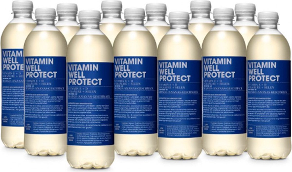 Goedkoopste Vitamin Well | Protect | 12 Stuks | 12 x 500 ml