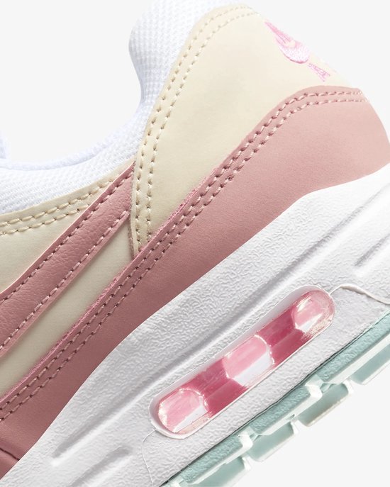 Nike Air Max 1 Maat 36.5 Dames Sneakers Wit Roze BabyBlauw bol