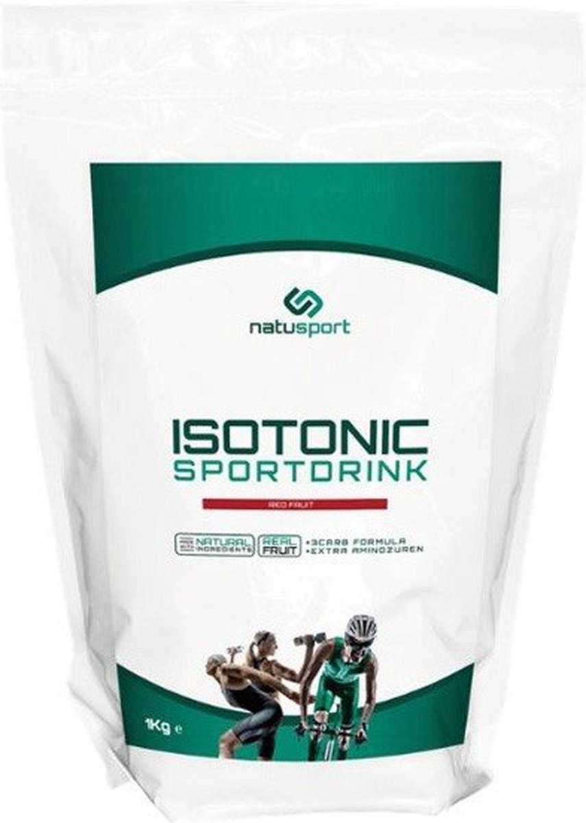 Goedkoopste Natusport Isotonic Sportdrank Red Fruit Navulverpakking - 1 KG
