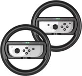 Bol.com JYS Nintendo Switch Steering Wheel & Comfort Grip Pair -Zwart (NSW) Nieuw aanbieding