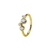 Vergulde Conch Piercing Ring - Cubic Zirconia