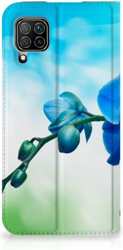 Stand Case avec photo Huawei P40 Lite Phone Case Orchid Blauw