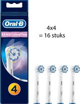 4 x Oral-B Sensi UltraThin - Opzetborstels - 4 x 4 stuks = 16 stuks