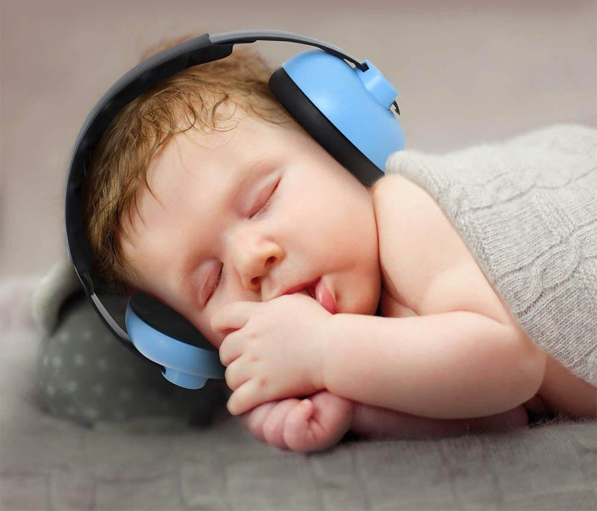 Buxibo - Baby Gehoorbescherming - Oorkap voor Baby en Kleuter (0-3 jaar) - Met Zachte Oorkussens - Blauw – foto 5