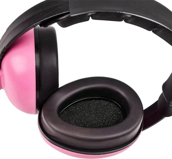 Baby Gehoorbescherming - Oorkap voor Baby en Kleuter (0-3 jaar) - Met Zachte Oorkussens - Roze