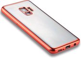 Voor Galaxy S9 Electroplating Side TPU beschermende achterkant beschermhoes (rood)