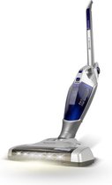 TurboTronic FG6 Steelstofzuiger met flexibele Arm en Kruimeldief - Zilver/Blauw