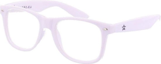 Spacebril - Space Bril - Caleidoscoop Bril - Kaleidoscoop Bril - Diffractie Bril - Wit
