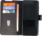 Bestcases Handmade Leer Booktype Telefoonhoesje Geschikt voor Samsung Galaxy S20 Plus - Zwart