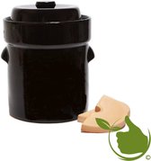 Zuurkoolpot - Fermentatiepot - Zuurkoolvat 20 liter met 2 vezwaringsstenen