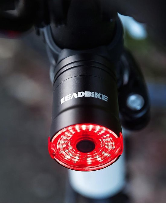 LED fiets achterlicht racefiets - Automatisch remlicht - Makkelijke montage - Oplaadbaar via USB - leadbike