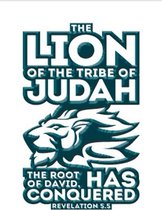Cadeaubord kunststof A4 - The lion of Judah