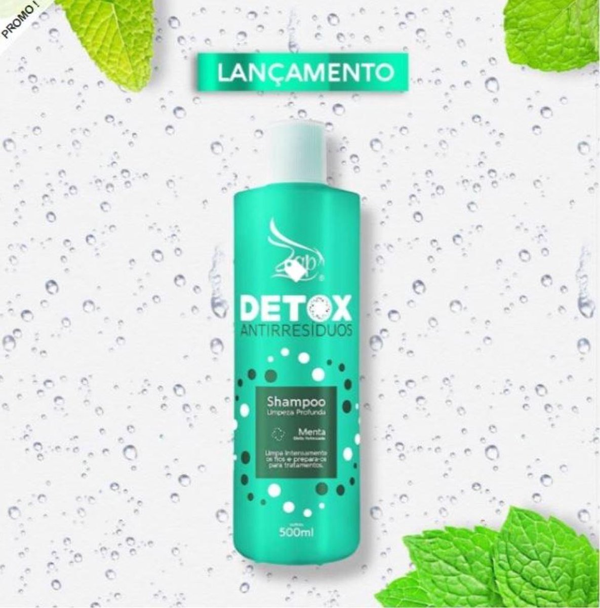 ZAP Shampoo Detox ANTIRESIDUOS Menthol + Anti Breaking Sos shower Mask 300 ml