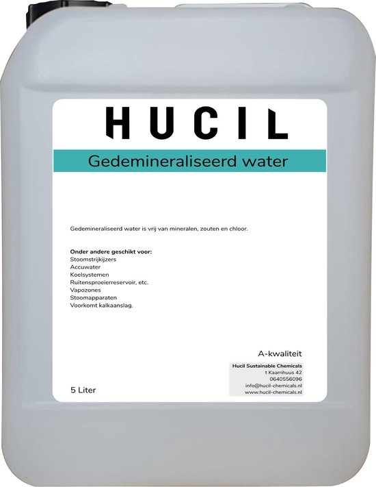 Gedemineraliseerd water osmose accuwater strijkwater demi gedestilleerd...