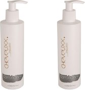 Conditioner voor haar-extensions en normaal haar | Twee flessen + gratis anti klit borstel