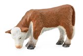 Collecta Boerderijdieren (S): HEREFORD KALF grazend 6.7x3x4cm