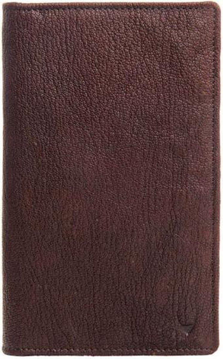 Hidesign lederen portefeuille 'Woodwall standup' bruin