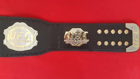 UFC Ultimate Fighting Championship Belt Replica - One Size - 2MM - AA Fitness Gear