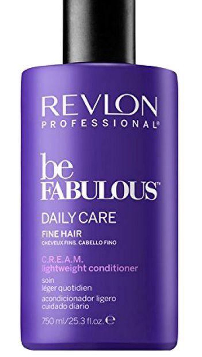 Voedende Conditioner Be Fabulous Revlon (750 ml) Fijn haar