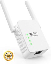 Gymston TP3 - WiFi Versterker Stopcontact - Met Internet Kabel - Wit