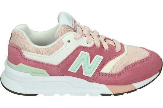 New Balance 997 Sneaker Junior Sneakers - Maat 32 - Meisjes -  Roze/wit/groen | bol.com