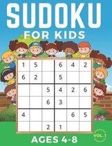 Sudoku For Kids Ages 4-8: Sudoku 6x6, Level