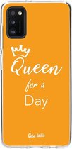 Casetastic Samsung Galaxy A41 (2020) Hoesje - Softcover Hoesje met Design - Queen for a day Print
