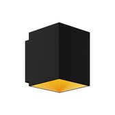 Dalila - Moderne Up down wandlamp - Aluminium - Goud;Zwart