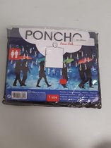 Poncho, zwart