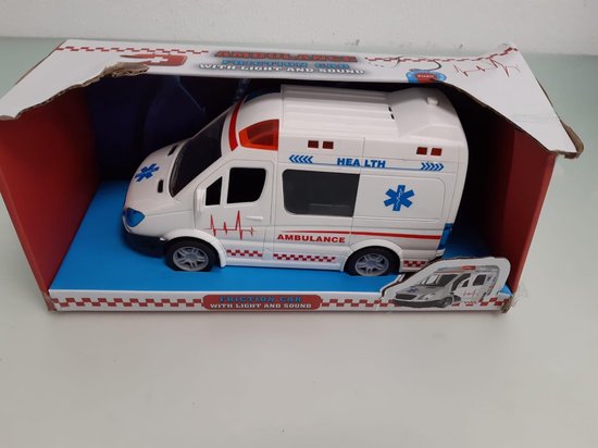 bolvormig trommel Portiek Ambulance speelgoed auto | bol.com