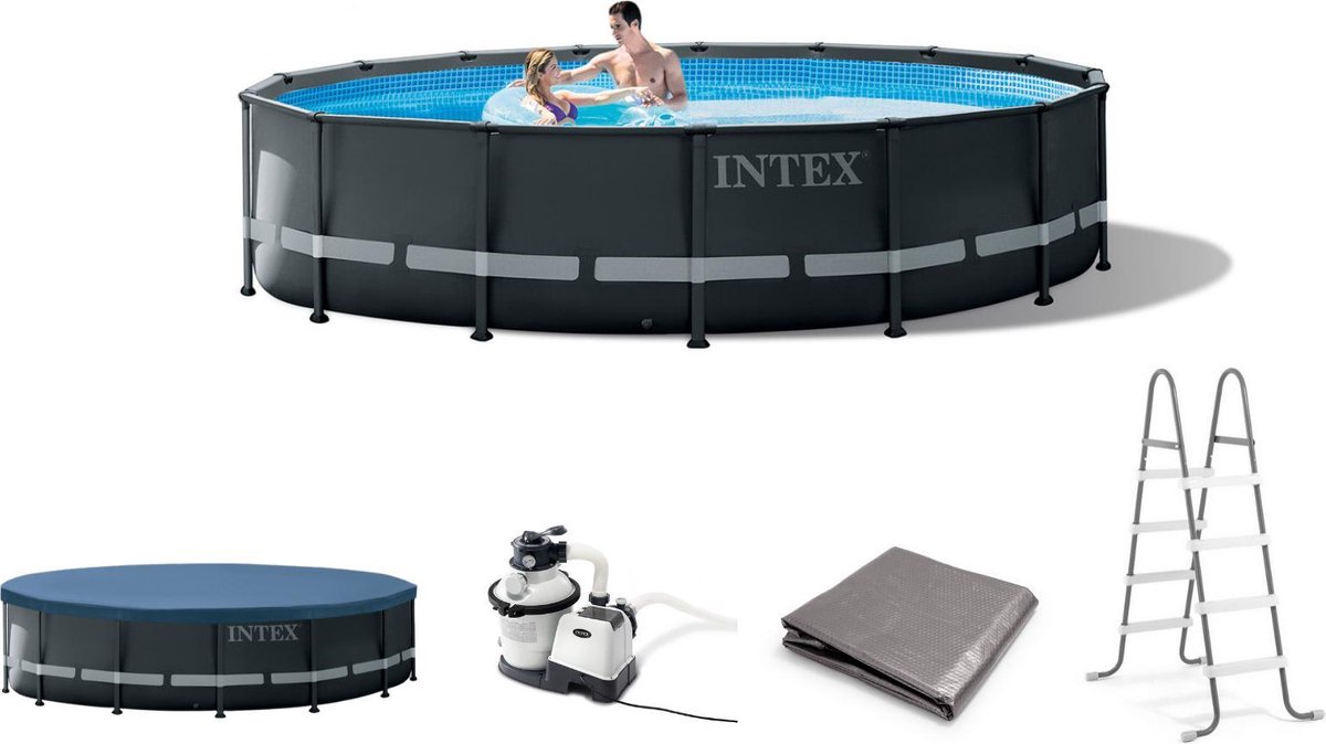 Intex Ultra XTR® Frame Pool Set - Opzetzwembad - Ø 488 x 122 cm - Intex