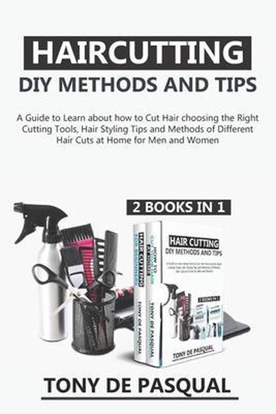 Haircutting- Haircutting DIY Methods and Tips (2 in 1) - cover