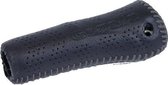 Gazelle Handvat Aero Links 132 Mm Leder Zwart Per Stuk