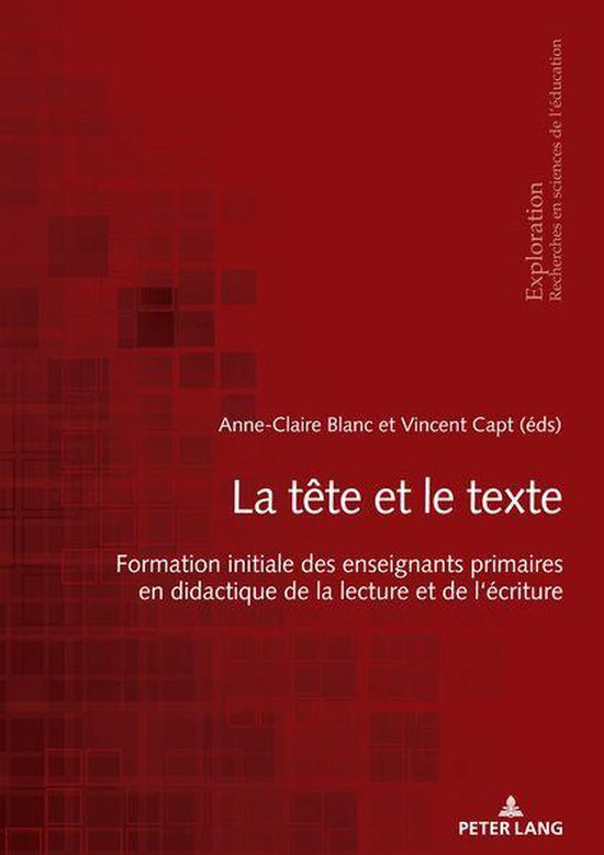 Exploration 183 - La tête et le texte - cover