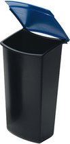 HAN - inzetbakje voor afvalbak - Mondo - 3 liter - zwart / blauw - HA-1843-14