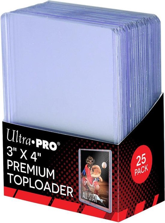 Afbeelding van het spel 4 x Toploader 3'x4' Super Clear Premium (25pcs)